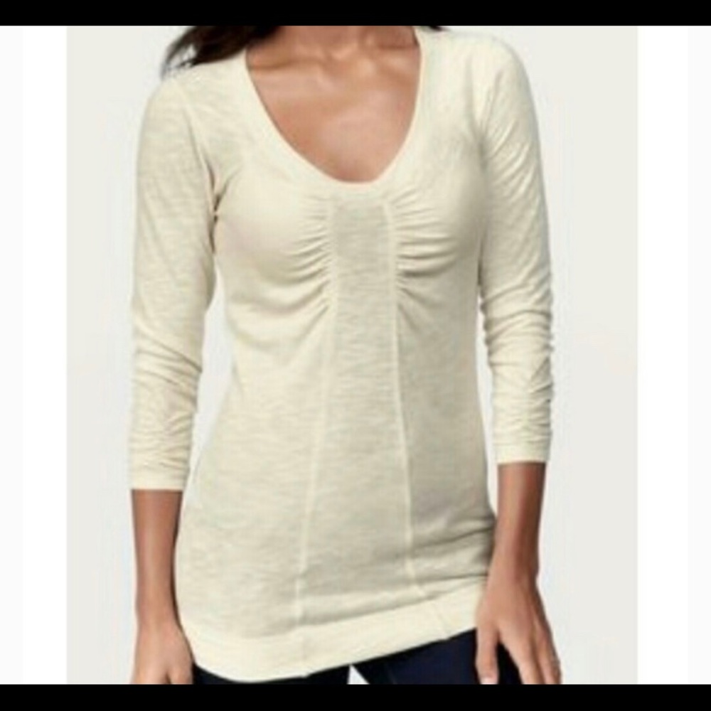 Cabi long sleeve t shirt oatmeal Size M